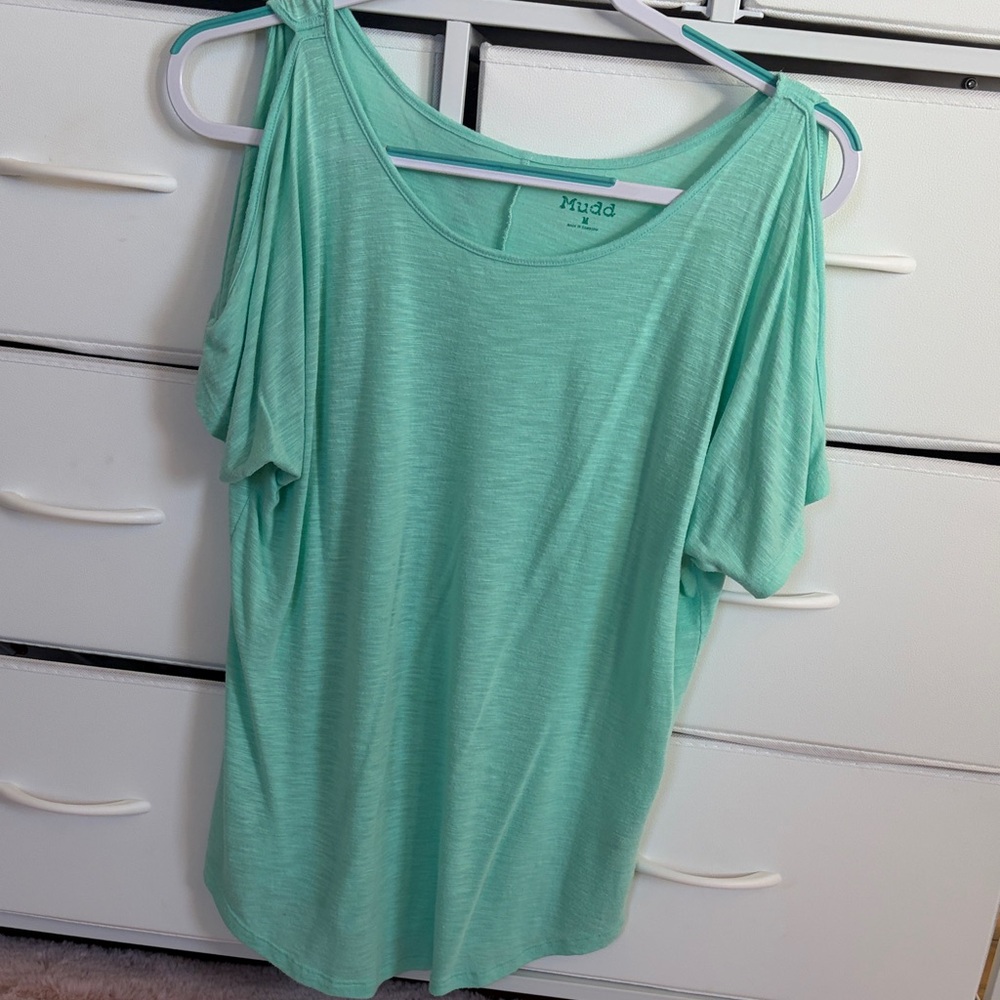 Mudd Light Green Women's Blouse - Picture 6 of 6
